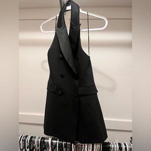 ZARA - LIMITED EDITION BLACK TUEXDO DRESS